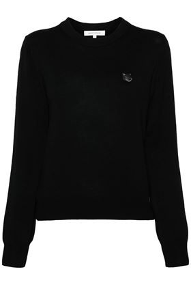 BOLD FOX HEAD PATCH REGULAR JUMPER Maison Kitsuné | MW00801KT1036P199